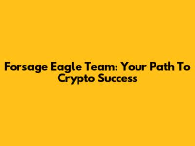 Forsage Eagle Team: Your Path To Crypto Success